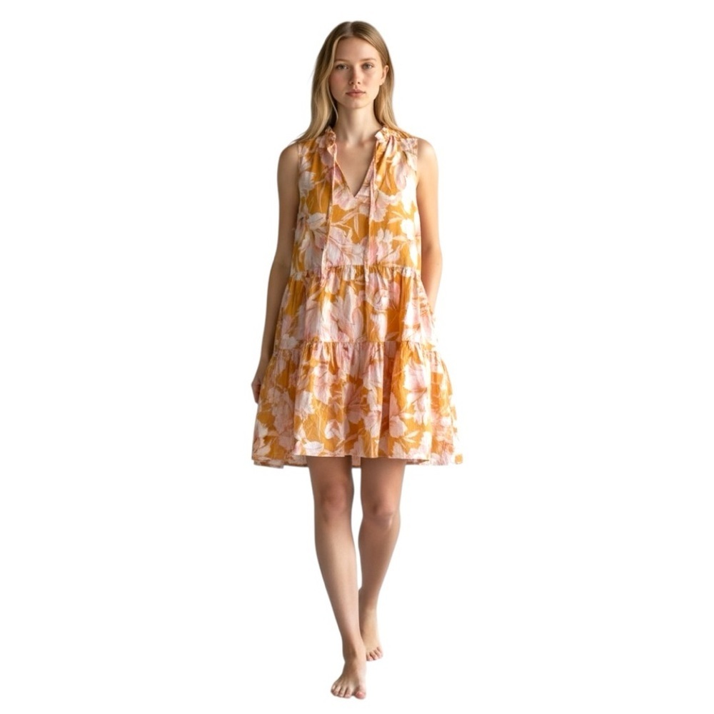 🌸 Steve Madden Floral Tiered Cotton Dress | Size M | New - Picture 4 of 6